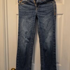 Ariat Boys Straight Leg Blue Jeans